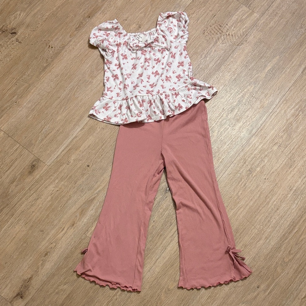 Pink Ruffled Kids Set - Picture 1 of 1